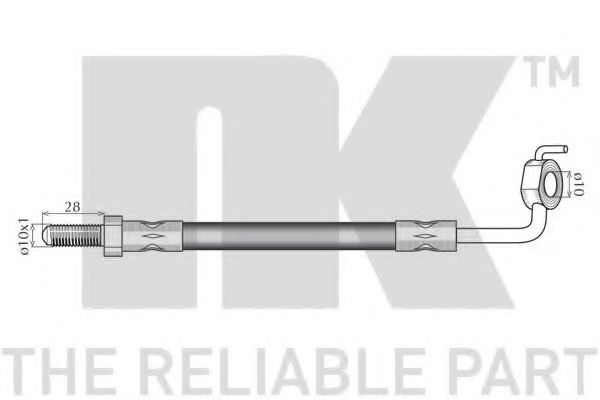 8525106 NK Тормозной шланг 8525106 NK Тормозной шланг