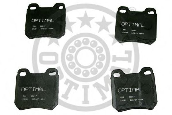 OPTIMAL 10217 Тормозные колодки OPTIMAL для OPEL