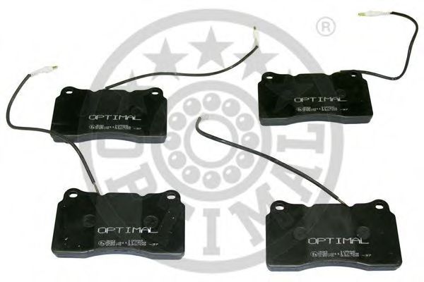 OPTIMAL 10556 Тормозные колодки OPTIMAL для FIAT