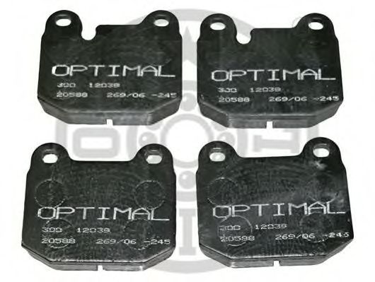 OPTIMAL 12039 Тормозные колодки OPTIMAL 