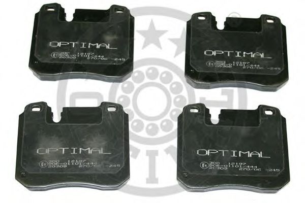 OPTIMAL 12197 Тормозные колодки OPTIMAL для BMW