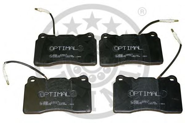 OPTIMAL 12217 Тормозные колодки OPTIMAL для FIAT