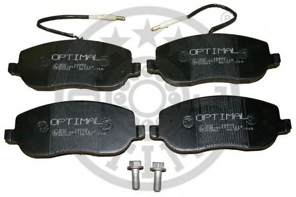 OPTIMAL 12262 Тормозные колодки OPTIMAL для FIAT