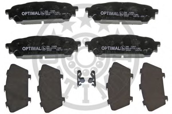 OPTIMAL 12406 Тормозные колодки OPTIMAL для SUBARU