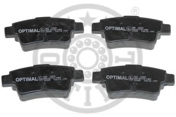 OPTIMAL 12431 Тормозные колодки OPTIMAL для OPEL