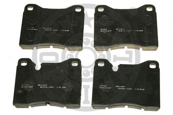 OPTIMAL 9127 Комплект тормозных колодок, дисковый тормоз OPTIMAL 9127 Комплект тормозных колодок, дисковый тормоз