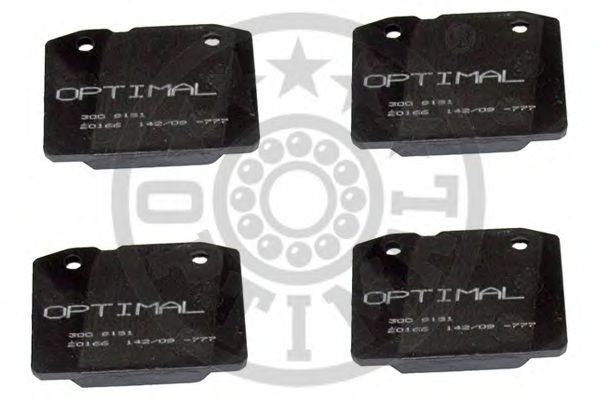 OPTIMAL 9151 Тормозные колодки OPTIMAL для LADA