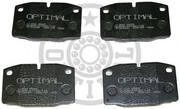 OPTIMAL 9565 Тормозные колодки OPTIMAL для ROVER