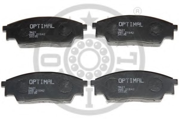 OPTIMAL 9621 Тормозные колодки OPTIMAL для SUBARU