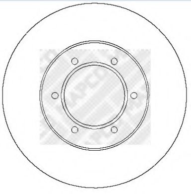 MAPCO 15281 Тормозные диски MAPCO для KIA