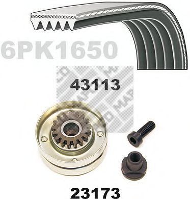 MAPCO 23113 Поликлиновой ременный комплект MAPCO 23113 Поликлиновой ременный комплект