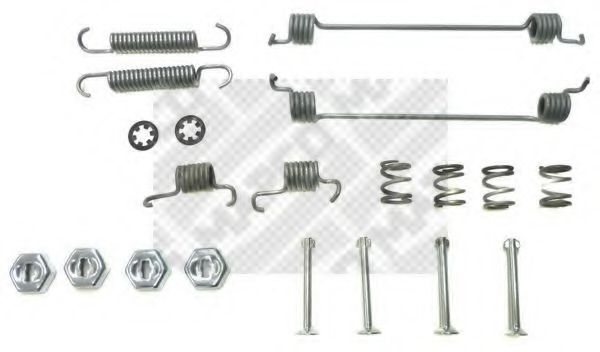 MAPCO 9172 Комплектующие, тормозная колодка MAPCO 9172 Комплектующие, тормозная колодка