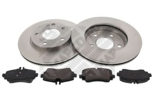 MAPCO 47802 Комплект тормозов, дисковый тормозной механизм 