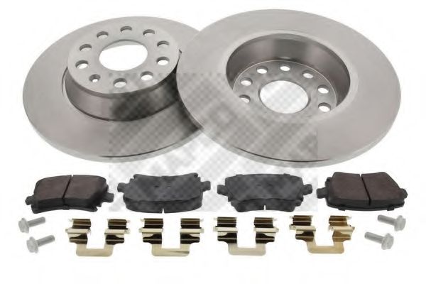 MAPCO 47841 Комплект тормозов, дисковый тормозной механизм MAPCO 47841 Комплект тормозов, дисковый тормозной механизм