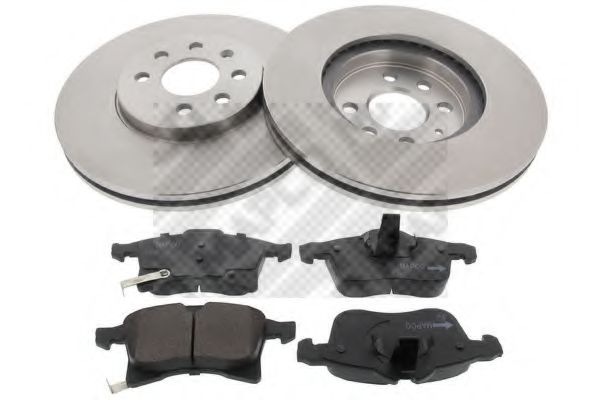 MAPCO 47694 Комплект тормозов, дисковый тормозной механизм 