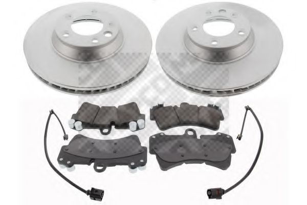 MAPCO 47980HPS Комплект тормозов, дисковый тормозной механизм MAPCO 47980HPS Комплект тормозов, дисковый тормозной механизм