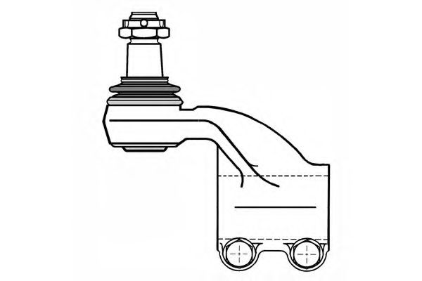 SIDEM 44230 Наконечник поперечной рулевой тяги 