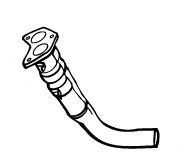 FONOS 319169 Труба выхлопного газа 