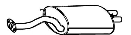 620443 FONOS Глушитель выхлопных газов конечный 620443 FONOS Глушитель выхлопных газов конечный