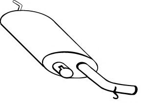 FONOS 611349 Предглушитель выхлопных газов 