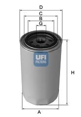 UFI 2310200 Масляный фильтр UFI для TOYOTA