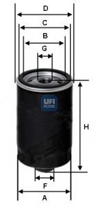 UFI 2315603 Масляный фильтр UFI для VOLVO
