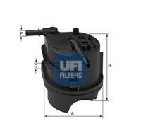 UFI 2401500 Топливный фильтр UFI для CITROEN