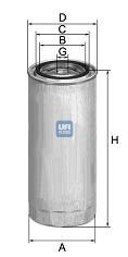 UFI 2430900 Топливный фильтр для DAF SB