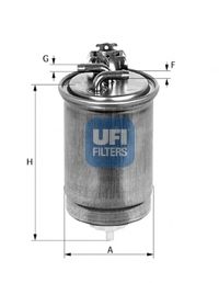 UFI 2439100 Топливный фильтр для SEAT