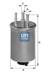 UFI 2444500 Топливный фильтр для FORD TRANSIT CONNECT
