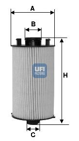 UFI 2505100 Масляный фильтр UFI 