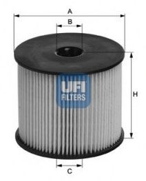 UFI 2600300 Топливный фильтр для SUZUKI