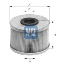 UFI 2668600 Топливный фильтр UFI 