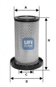 UFI 2717500 Воздушный фильтр UFI 
