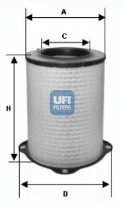 UFI 2758700 Воздушный фильтр UFI 