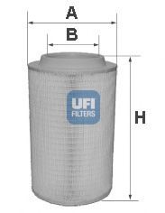 UFI 2760000 Воздушный фильтр UFI 
