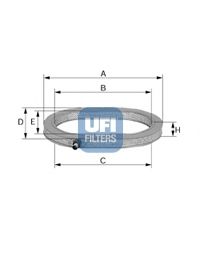 UFI 2779800 Воздушный фильтр UFI 