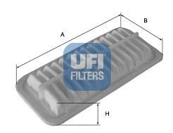 UFI 3017500 Воздушный фильтр для DAIHATSU