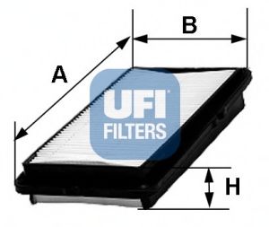 UFI 3034700 Воздушный фильтр UFI 
