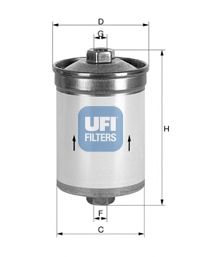 UFI 3150200 Топливный фильтр для AUDI 100 (4A, C4)