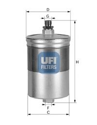UFI 3150500 Топливный фильтр для MERCEDES-BENZ KOMBI