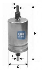UFI 3151000 Топливный фильтр UFI для CITROEN
