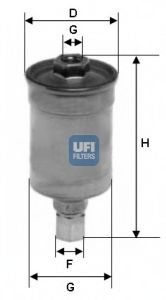 UFI 3151100 Топливный фильтр UFI для ALFA ROMEO