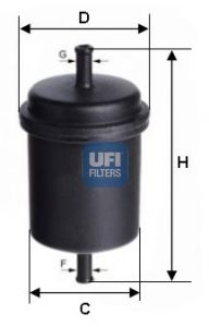 UFI 3151200 Топливный фильтр UFI 