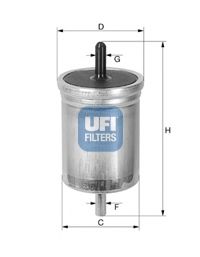 UFI 3151400 Топливный фильтр UFI 
