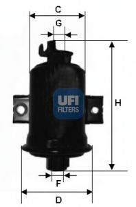 UFI 3160200 Топливный фильтр UFI 