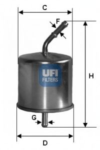 UFI 3162500 Топливный фильтр UFI для FORD USA