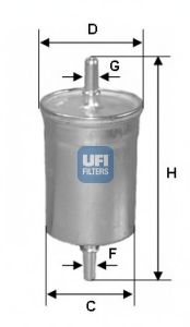 UFI 3162700 Топливный фильтр для FORD USA WINDSTAR