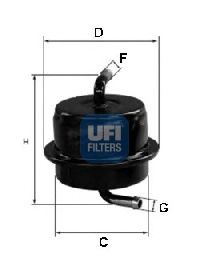 UFI 3167300 Топливный фильтр UFI 