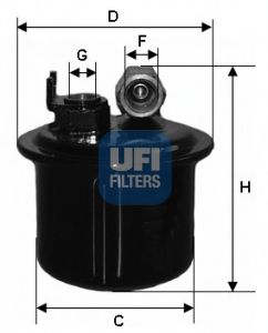 UFI 3169800 Топливный фильтр UFI 